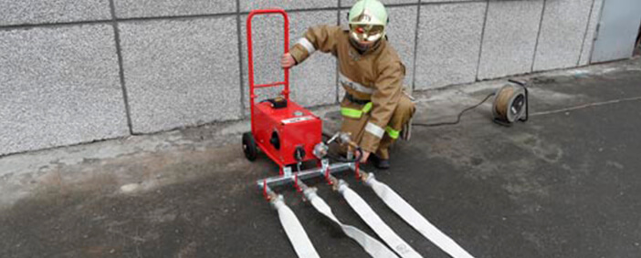 Испытание пожарных кранов и гидрантов